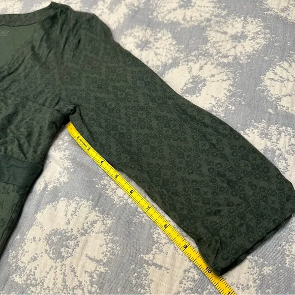 NWT Athleta faux-wrap dress in green floral print, size S - Picture 9 of 11